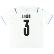 Camiseta de visitante Puma de Uruguay 2021-22 D.Godín #3 *con etiquetas* XL