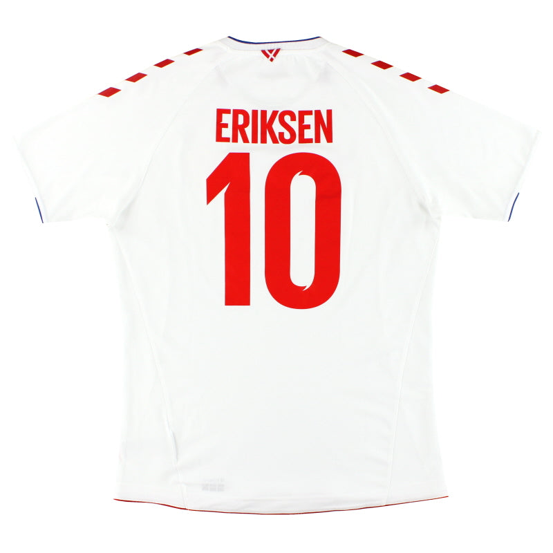 2018 Dinamarca Hummel Camiseta de visitante Eriksen #10 *Como nueva* XL