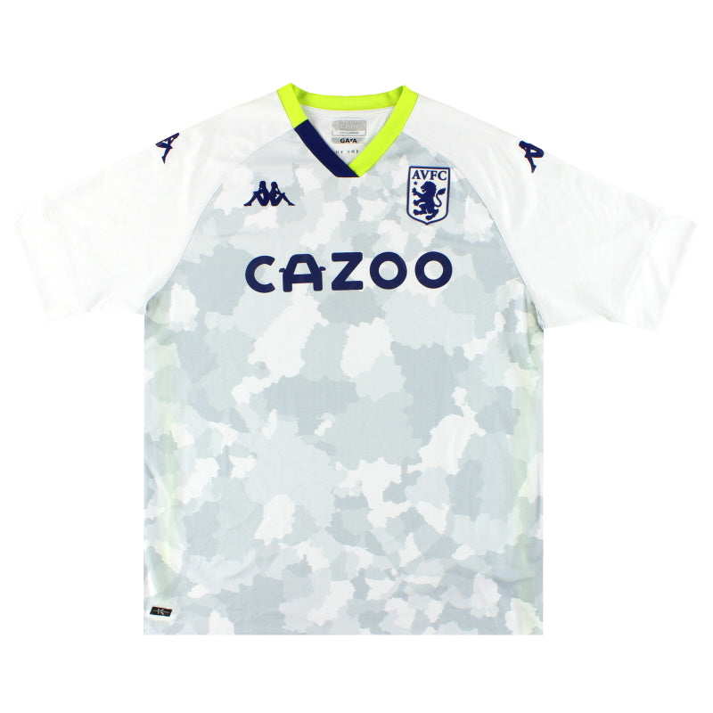 Camiseta Kappa Kombat Tercera Equipación Aston Villa 2020-21 XL