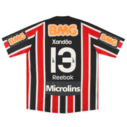 Camiseta de Visitante Reebok 2010 del Sao Paulo (versión para partido) Xandao #13 L