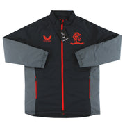 2021-22 Rangers '150º Aniversario' Chaqueta Híbrida para Entrenadores Castore *Nueva con etiquetas* M