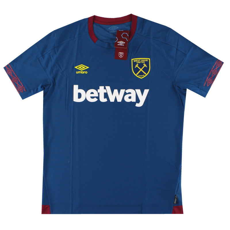 Camiseta Umbro de visitante del West Ham 2018-19 *con etiquetas* XL
