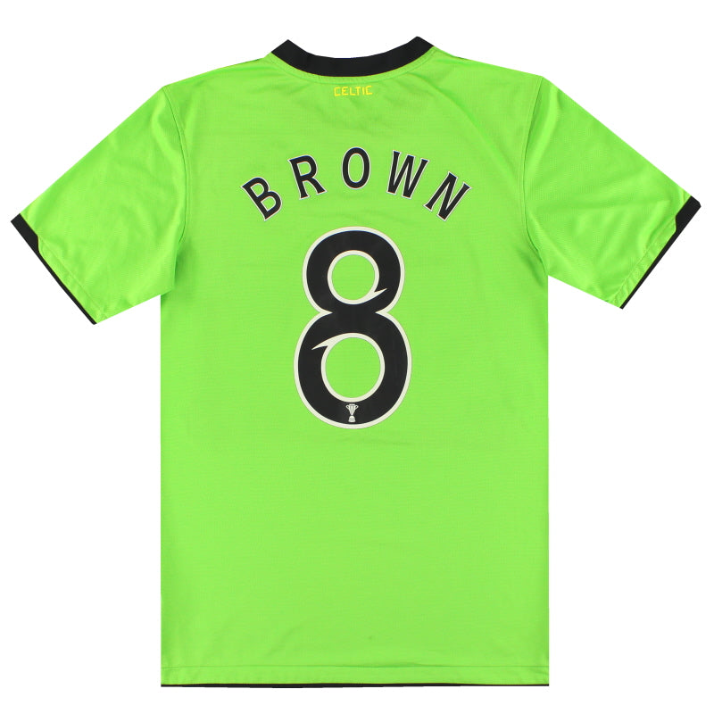 2010-11 Celtic Nike Segunda Equipación Marrón #8 S