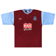 Camiseta Bukta del West Ham de 1990-91 para casa, talla L