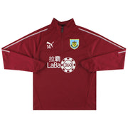 2017-18 Burnley Puma Camiseta de Entrenamiento 1/4 Cremallera para Jugador #14 M