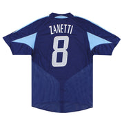2004-05 Argentina camiseta adidas visitante Zanetti #8 L