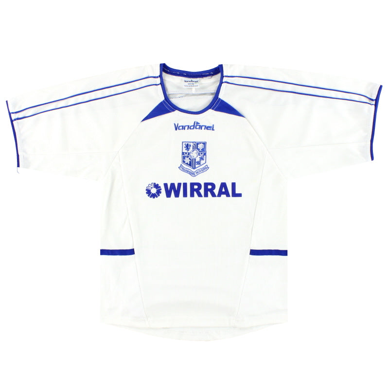 2004-05 Camiseta de local Tranmere Rovers Vandanel Y