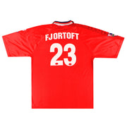 1996-97 Middlesbrough Camiseta Errea de Local de Jugador Fjortoft #23 XXL