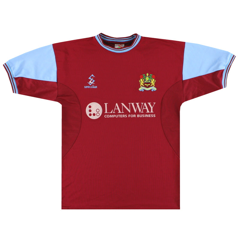 2001-02 Burnley Super League Camiseta Local M