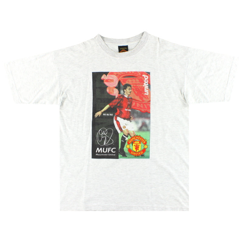 Camiseta Gráfica XL 1996-99 Manchester United 'Solskjaer'