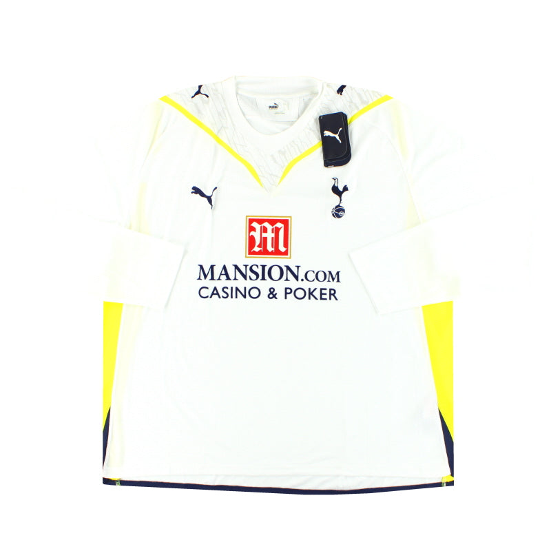 Camiseta Tottenham Puma Local Manga Larga 2009-10 *con etiquetas* XXXL