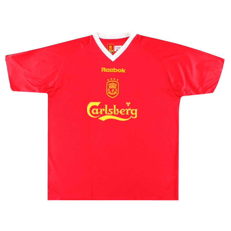 2001-03 Liverpool Reebok Camiseta de Casa Europea XXL