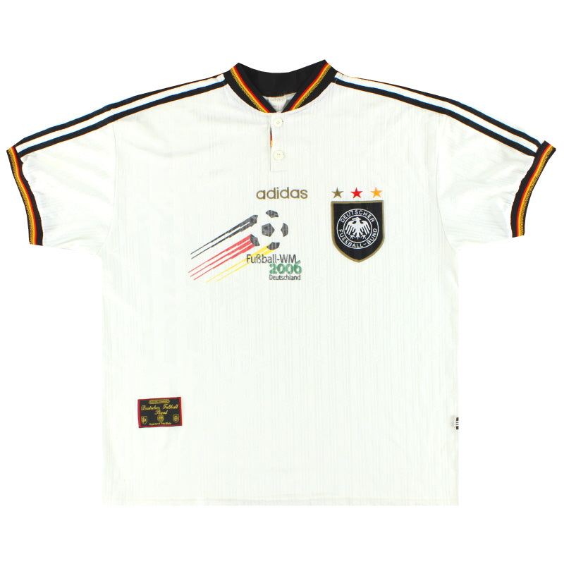 Camiseta de local Alemania adidas WM2006 1996-98 Talla XXL