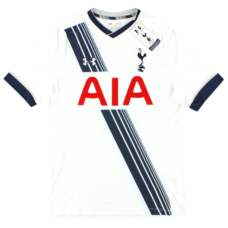 Camiseta de Local Under Armour del Tottenham de la temporada 2015-16, Versión Jugador *con etiquetas* XL