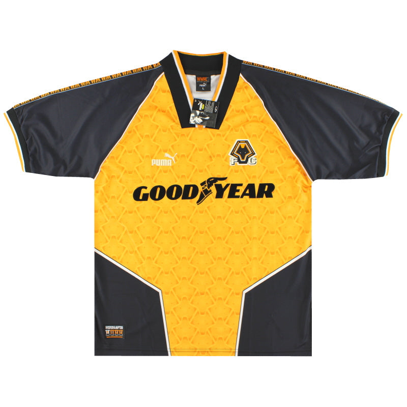Camiseta local Puma de los Wolves 1996-98 *con etiquetas* L