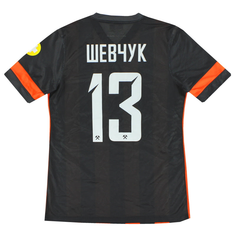 2013-15 Shakhtar Donetsk Nike Camiseta de local de jugador Шевчу́к #13 *con etiquetas* L