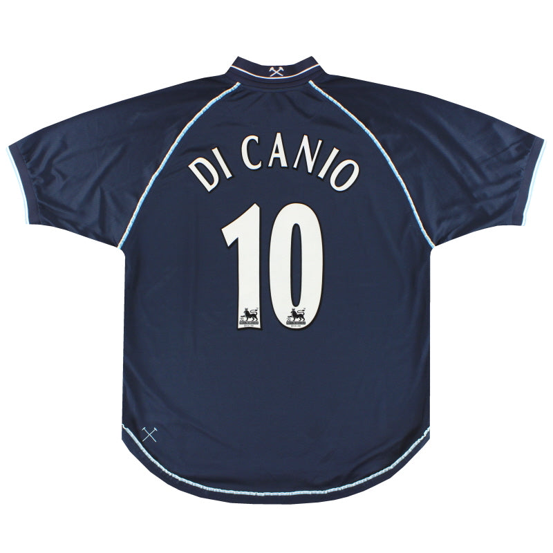 1999-01 Camiseta Fila West Ham Tercera Equipación Di Cano #10 XL
