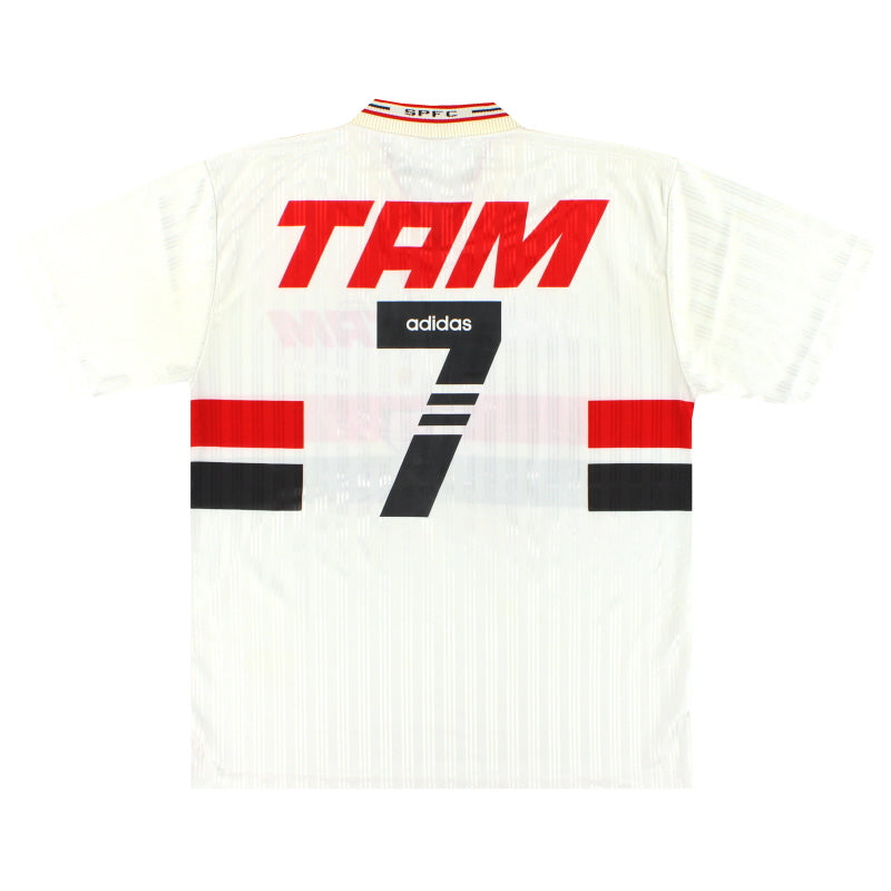 Camiseta de local del Sao Paulo adidas de 1996 #7 XL