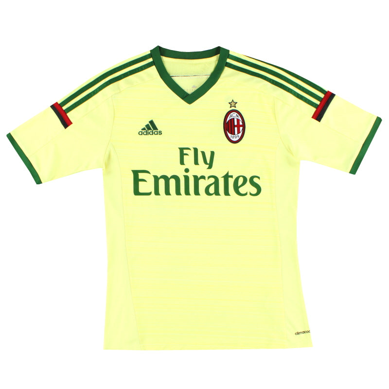 Camiseta de visitante AC Milan adidas 2014-15 *Como nueva* XL