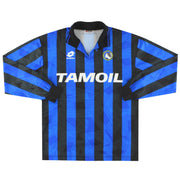 1993-94 Camiseta Atalanta Lotto Local Manga Larga #9 G