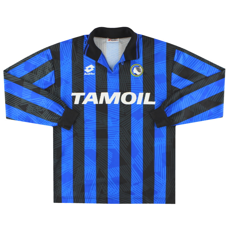 1993-94 Camiseta Atalanta Lotto Local Manga Larga #9 G