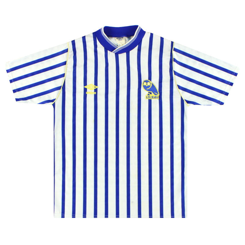 Camiseta de local Umbro del Sheffield Wednesday 1987-89 Talla S