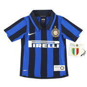 Camiseta de casa Nike Inter de Milán Centenario 2007-08 *con etiquetas* XS.Niño