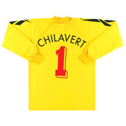 Camiseta Reebok Portero Plantilla Años 90 Chilavert #1 Talla M