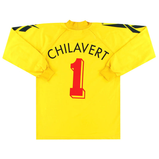 1990s Reebok Goalkeeper Template Shirt Chilavert #1 M