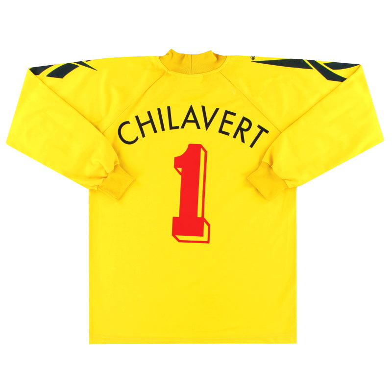 Camiseta Reebok Portero Plantilla Años 90 Chilavert #1 Talla M