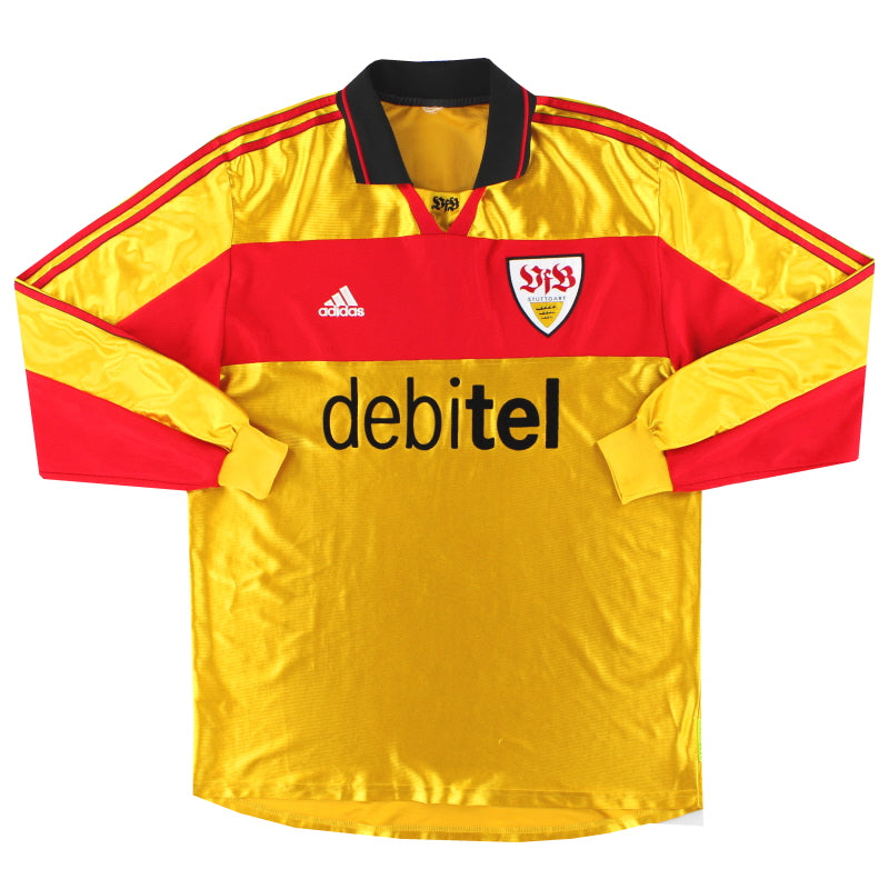 1999-01 Stuttgart adidas Camiseta de jugador oficial Tercera Equipación #8 Manga Larga XL