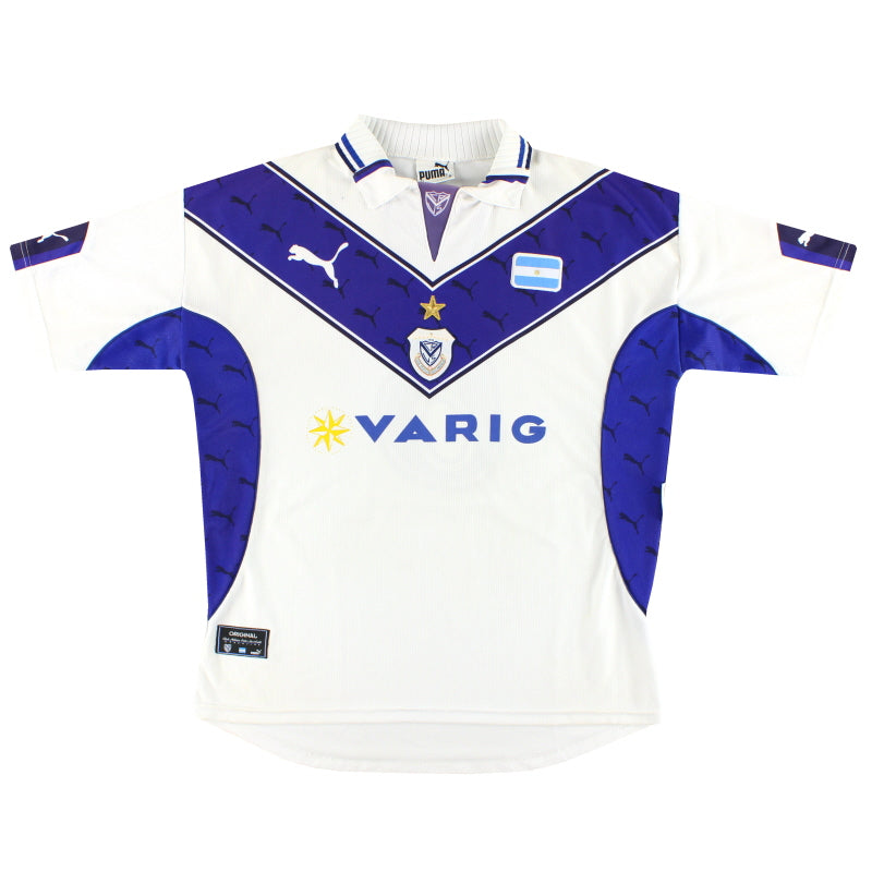 1998-01 Vélez Sarsfield Puma Camiseta Local #6 XL