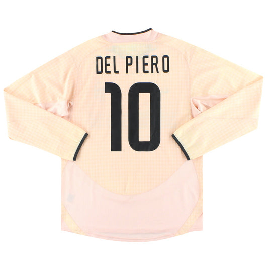 2003-04 Juventus Nike Away Shirt Del Piero #10 L/S M