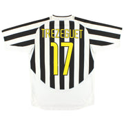 Camiseta de local Nike de la Juventus 2003-04 Trezeguet #17 L