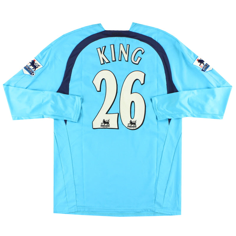 2006-07 Tottenham Puma Camiseta de visitante versión jugador King #26 Manga larga XL