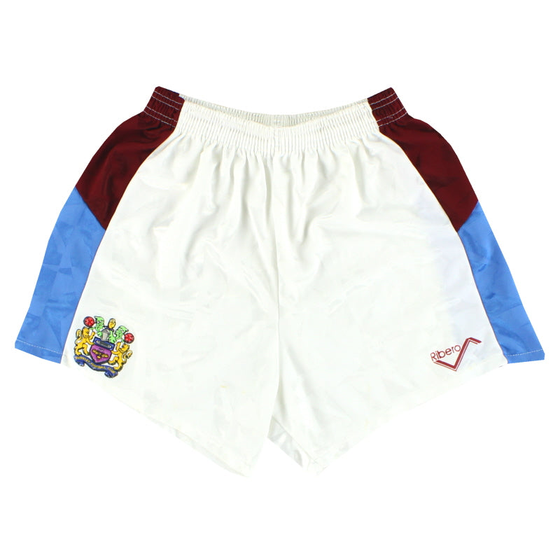 1991-93 Pantalones Cortos Tercera Equipación Burnley Ribero M