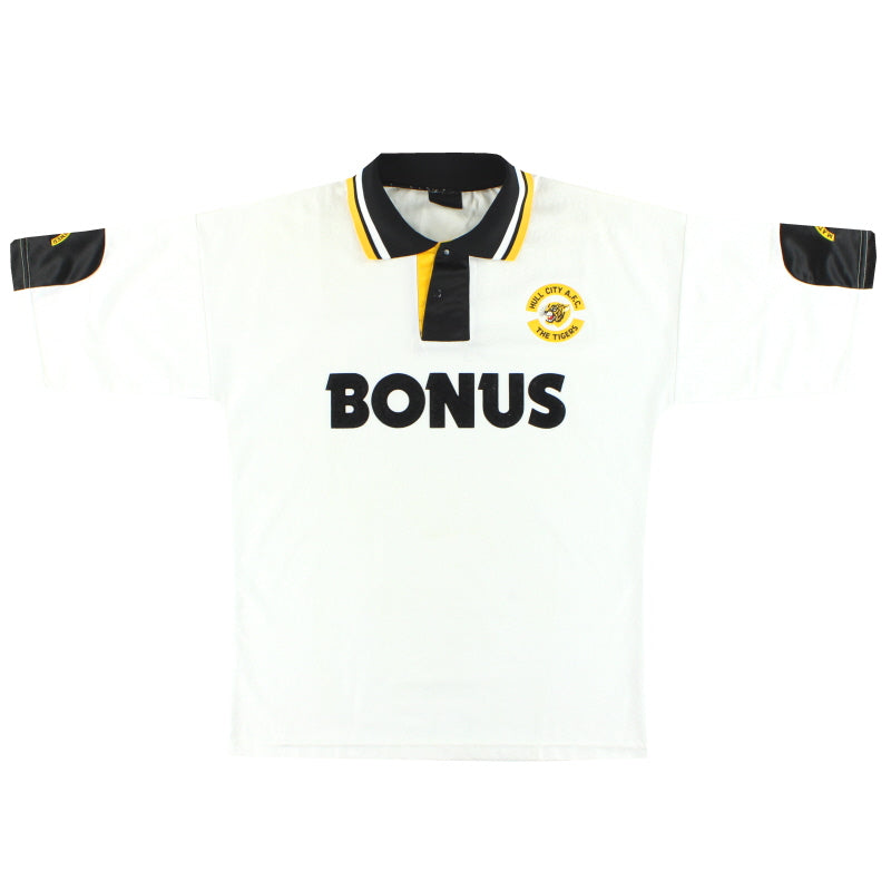 Camiseta de visitante Hull City Matchwinner 1992-93 *Perfecto estado* M