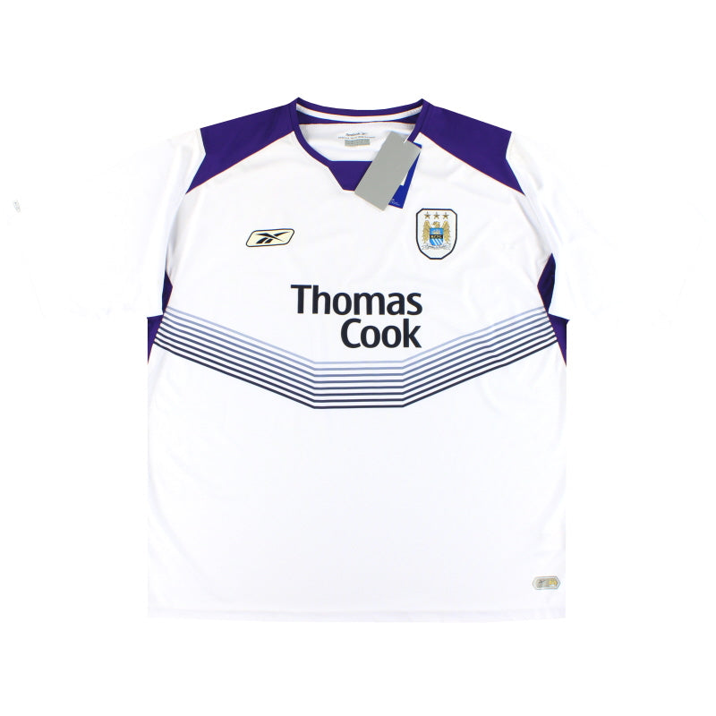 Camiseta visitante Reebok del Manchester City 2004-05 *con etiquetas* XXL