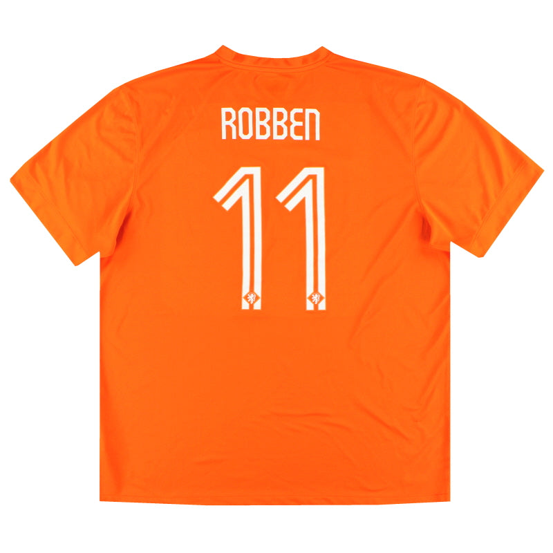 Camiseta de local Nike Holanda 2014-15 Robben #11 XXL