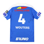 2017-18 Genk Nike Camiseta de local "Firmada" de jugador Wouters #4 L