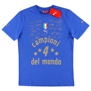 2006-07 Italia Puma Camiseta Gráfica 'Campioni Del Mondo' *con etiquetas* S