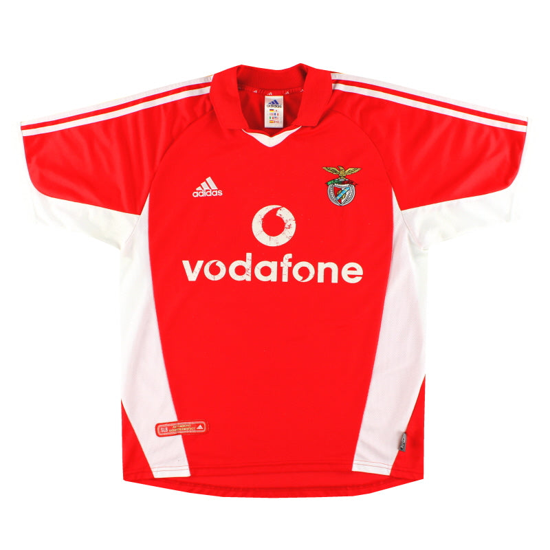 Camiseta adidas del Benfica de la temporada 2001-02, talla M