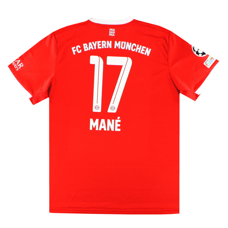 Camiseta Local adidas del Bayern de Múnich 2022-23 Mané #17 *Impecable* XXL