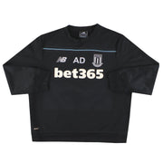 2015-16 Stoke New Balance Sudadera de Entrenamiento de Jugador 'AD' L