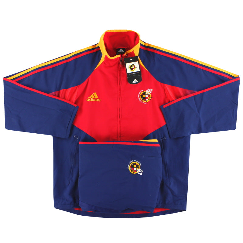 Chándal de presentación Adidas de España de 2004-06 *con etiquetas* Talla L