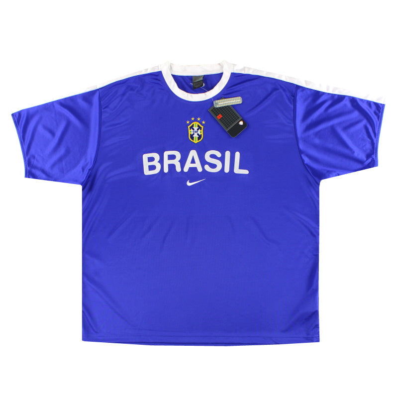 Camiseta de Ocio Nike Brasil 2002-03 *con etiquetas* XXL