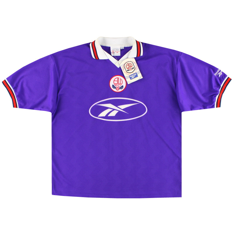 Camiseta Visitante Reebok del Bolton 1997-98 *con etiquetas* XL