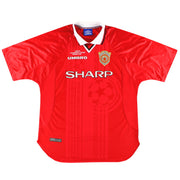 Camiseta M de Campeones de la CL Umbro del Manchester United 1999-00