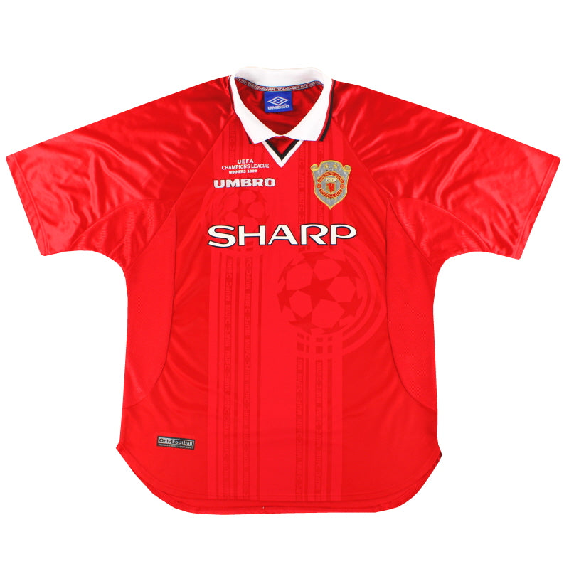 Camiseta M de Campeones de la CL Umbro del Manchester United 1999-00