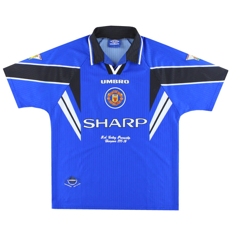 Camiseta Manchester United Umbro 'Champions' de la Tercera Equipación 1996-97 L